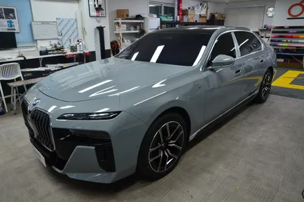 대전 카스킨 + 오렌지 카스킨 + BMW + 750 + 듀오톤 시공 + 전체 크롬죽이기 + 리보 블랙 PPF / 대전 유성구 원신흥동