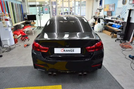 대전 오렌지 카스킨 BMW M4 건식 블랙 PPF로 다크무드로 완벽 변신 / 대전 유성구 원신흥동