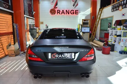 대전카스킨+오렌지카스킨+부분랩핑+BENZ SL65 AMG+골드 / 대전 유성구 원신흥동