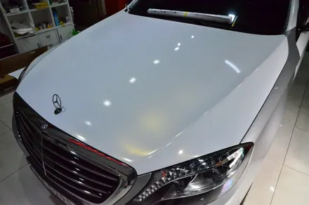대전 카스킨+오렌지 카스킨+전체랩핑+벤츠 s350d 4matic+글로스 화이트 골드 스파클+gloss white gold sparkle / 대전 유성구 원신흥동