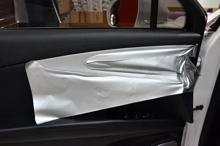 대전 카스킨+오렌지 카스킨+노틸러스+실내랩핑+3M 1080-S120 Satin White Aluminum+사틴 화이트 알루미늄 / 대전 유성구 원신흥동