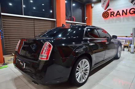 대전 카스킨+오렌지 카스킨+크라이슬러 300C+전체랩핑+3M 1080-S120 Satin White  Aluminum+새틴 화이트 알루미늄 / 대전 유성구 원신흥동