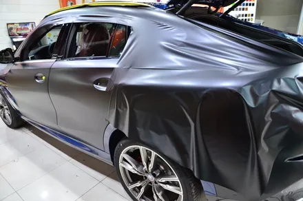 대전카스킨 + 오렌지카스킨 + 대전랩핑 + 세종랩핑 + 전체랩핑 + BMW + X6M50i + 3m.2080-S12 Satin Black + 사틴블랙 / 대전 유성구 원신흥동