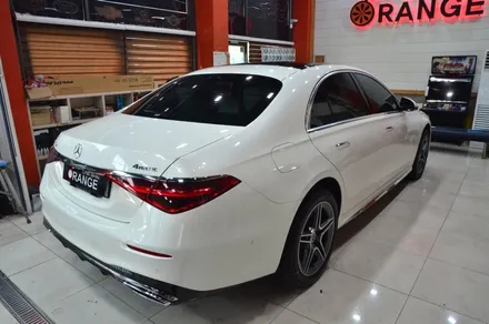 대전카스킨 + 오렌지카케어 + 오렌지카스킨 + 전체랩핑 + 전체PPF + Mercedes-Benz + S400d + KEEP GAURD PPF +벤츠S400d / 대전 유성구 원신흥동