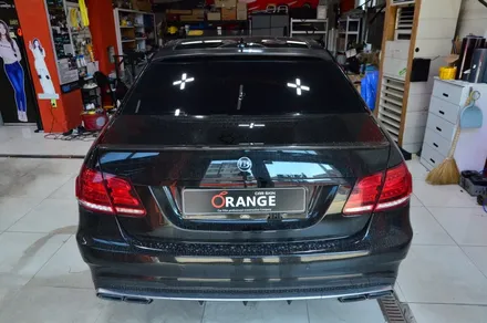 대전카스킨 + 오렌지카스킨 + 전체랩핑 + 벤츠 + E63 AMG  + AX FILM XA2686 (ULTRA-MATTE DARK GRAY) / 대전 유성구 원신흥동
