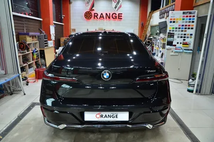 대전 카스킨 + 오렌지 카스킨 + BMW + 듀오톤 시공 + 크롬 죽이기 +  TECK WRAP Silver Fern / 대전 유성구 원신흥동