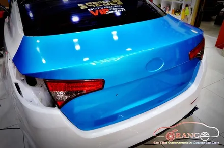 대전카스킨 + 오렌지카스킨 + 전체랩핑 + 기아자동차 + K5 + 3M + Gloss Atlantis Blue + 글로스 아틀란티스 블루 / 대전 유성구 원신흥동