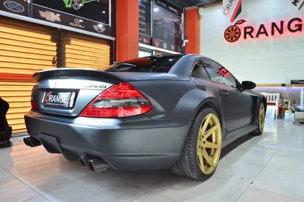 대전카스킨+오렌지카스킨+부분랩핑+BENZ SL65 AMG+골드 / 대전 유성구 원신흥동