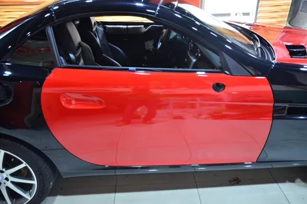 대전 카스킨+오렌지 카스킨+벤츠 SLK AMG+전체랩핑+3M Gloss Dragon Fire Red+드래곤 파이어 레드 / 대전 유성구 원신흥동