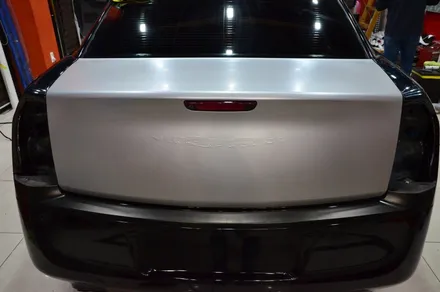 대전 카스킨+오렌지 카스킨+크라이슬러 300C+전체랩핑+3M 1080-S120 Satin White  Aluminum+새틴 화이트 알루미늄 / 대전 유성구 원신흥동