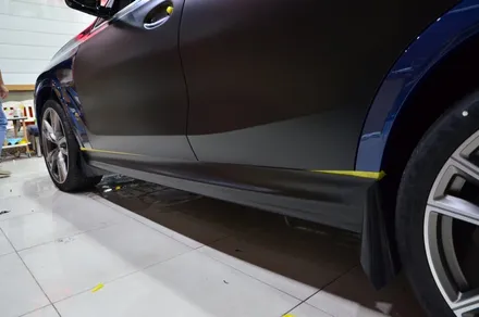대전카스킨 + 오렌지카스킨 + 대전랩핑 + 세종랩핑 + 전체랩핑 + BMW + X6M50i + 3m.2080-S12 Satin Black + 사틴블랙 / 대전 유성구 원신흥동