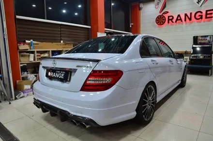 대전카스킨 + 오렌지카케어 + 오렌지카스킨 + 전체랩핑 + 벤츠 +   벤츠c63amg + 3M.1080-G201 Gloss Anthracite / 대전 유성구 원신흥동
