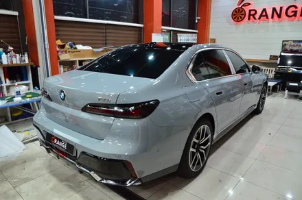대전카스킨 + 오렌지카스킨 + 대전랩핑 + 세종랩핑 + 전체랩핑 + BMW + BMW 740i + 듀오톤 + styx - Pianm Black + 고광택 + 부분PPF / 대전 유성구 원신흥동