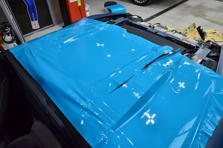 대전카스킨 + 오렌지카스킨 + 전체랩핑 + 전체PPF + AUDI + R8 GT 스파이더 + MIAMI BlLUE + 마이에미블루 + AX Film + 고광택 / 대전 유성구 원신흥동