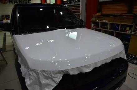 대전카스킨 + 오렌지카스킨 + 전체랩핑 + 레인지로버 디스커버리4 + BB WRAP RF031(PET Crystal White) 크리스탈화이트 / 대전 유성구 원신흥동