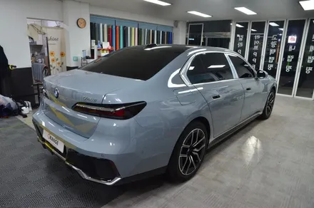 대전 카스킨 + 오렌지 카스킨 + BMW + 750 + 듀오톤 시공 + 전체 크롬죽이기 + 리보 블랙 PPF / 대전 유성구 원신흥동