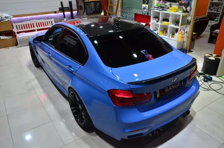 대전 카스킨+오렌지 카스킨+BMW F80 M3+전체랩핑+3M G31 storm gray / 대전 유성구 원신흥동
