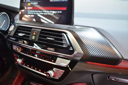 대전 카스킨+오렌지 카스킨+BMW X4+실내랩핑+카본블랙 / 대전 유성구 원신흥동