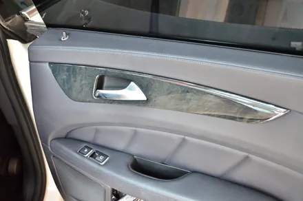 대전 카스킨+오렌지 카스킨+벤츠 CLS 350+실내랩핑+사틴 화이트 알루미늄+Satin White Aluminum / 대전 유성구 원신흥동