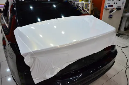 대전 카스킨+오렌지 카스킨+아우디A8L+전체랩핑+3M 1080 GP240 Gloss White Gold Sparkle+글로스 화이트 골드 스파클 / 대전 유성구 원신흥동