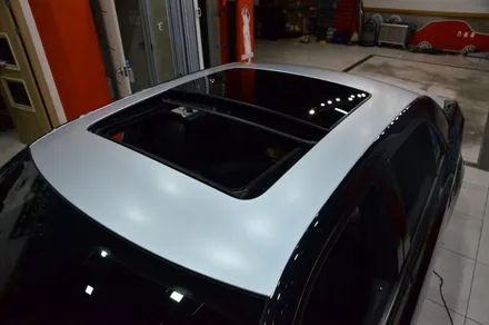 대전 카스킨+오렌지 카스킨+크라이슬러 300C+전체랩핑+3M 1080-S120 Satin White  Aluminum+새틴 화이트 알루미늄 / 대전 유성구 원신흥동