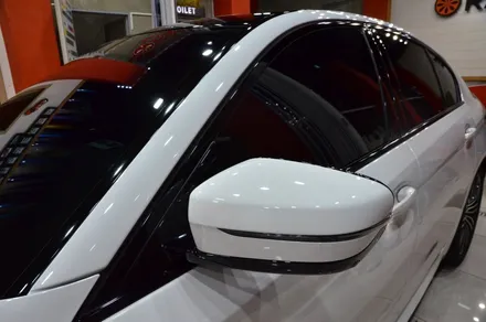 대전 카스킨+오렌지 카스킨+BMW G30 520d+루프스킨+유광블랙 / 대전 유성구 원신흥동