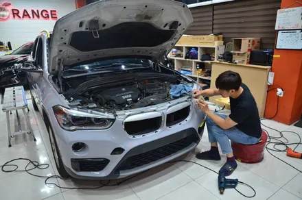 대전카스킨 + 오렌지카스킨 + 대전랩핑 + 세종랩핑 + 전체랩핑+ 전체PPF BMW X1 + 3M 1080-G8081 Cool Gray / 대전 유성구 원신흥동