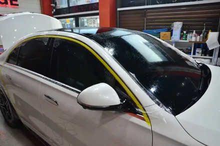 대전카스킨 + 오렌지카케어 + 오렌지카스킨 + 전체랩핑 + 전체PPF + Mercedes-Benz + S400d + KEEP GAURD PPF +벤츠S400d / 대전 유성구 원신흥동