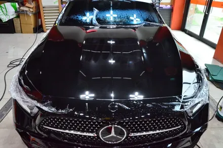 대전카스킨 + 오렌지카케어 + 오렌지카스킨 + 전체랩핑 + 전체PPF + Mercedes-Benz + KEEP GAURD PPF + CLS450 / 대전 유성구 원신흥동