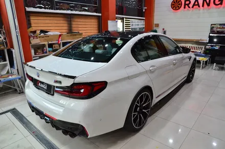 대전카스킨 + 오렌지카케어 + 오렌지카스킨 + 전체랩핑 + 전체PPF + BMW M5 Competition + KEEP GAURD PPF + M5 + Competition / 대전 유성구 원신흥동