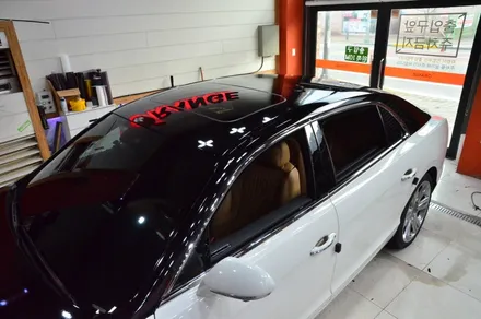 대전 카스킨 + 오렌지 카스킨 + 부분랩핑 + 듀오톤 + 벤틀리 플라잉스퍼 + 3M 2080 G12 Gloss Black / 대전 유성구 원신흥동