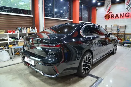 대전 카스킨 + 오렌지 카스킨 + BMW + 듀오톤 시공 + 크롬 죽이기 +  TECK WRAP Silver Fern / 대전 유성구 원신흥동