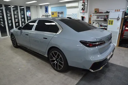 대전 카스킨 + 오렌지 카스킨 + BMW + 750 + 듀오톤 시공 + 전체 크롬죽이기 + 리보 블랙 PPF / 대전 유성구 원신흥동