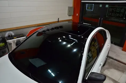 대전 카스킨+오렌지 카스킨+BMW 520d+루프스킨+사이드미러+유광블랙+카본블랙 / 대전 유성구 원신흥동
