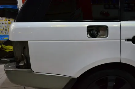 대전 카스킨+오렌지 카스킨+랜드로버 RANGE ROVER VOGUE SE TDVB+전체랩핑+Gloss White Gold Sparkle+글로스 화이트 골드 스파클 / 대전 유성구 원신흥동