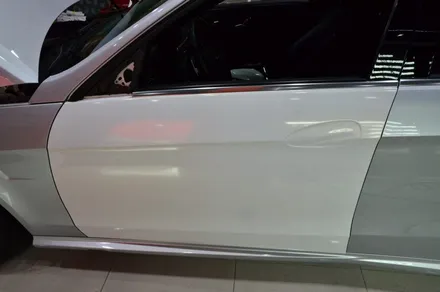 대전 오렌지+오렌지 카스킨+벤츠 E60 AMG+전체랩핑+3M 1080-GP240 Gloss White Gold Sparkle+글로스 화이트 골드 스파클 / 대전 유성구 원신흥동