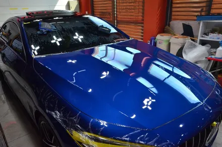 대전카스킨 + 오렌지카스킨 + 대전랩핑 + 세종랩핑 + 전체랩핑+ 전체PPF  + 벤츠 CLS 53 AMG + Mercedes-Benz + KEEP GAURD PPF +블랙PPF / 대전 유성구 원신흥동