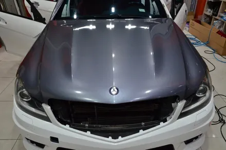 대전카스킨 + 오렌지카케어 + 오렌지카스킨 + 전체랩핑 + 벤츠 +   벤츠c63amg + 3M.1080-G201 Gloss Anthracite / 대전 유성구 원신흥동