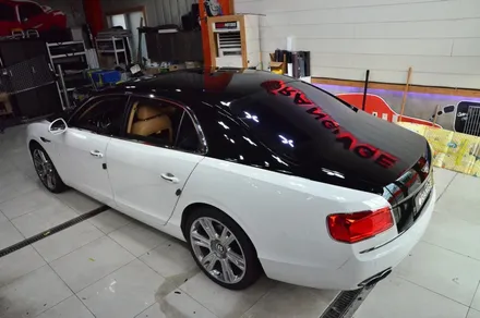 대전 카스킨 + 오렌지 카스킨 + 부분랩핑 + 듀오톤 + 벤틀리 플라잉스퍼 + 3M 2080 G12 Gloss Black / 대전 유성구 원신흥동