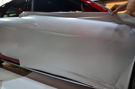 대전카스킨 + 오렌지카스킨 + 현대자동차 + 아반떼N + 전체랩핑 + 에이버리 슈프림(AVERY DENNISON) + Satin Silver Metallic / 대전 유성구 원신흥동