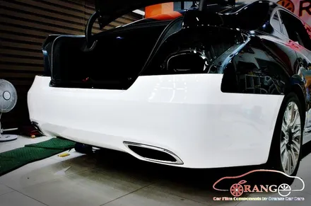 대전카스킨 + 오렌지카케어 + 오렌지카스킨 + 전체랩핑 + 현대자동차 + 에쿠스리무진 + 3M + Gloss White + 글로스화이트 / 대전 유성구 원신흥동