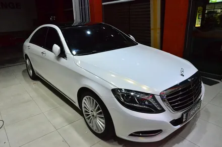 대전 카스킨+오렌지 카스킨+전체랩핑+벤츠 s350d 4matic+글로스 화이트 골드 스파클+gloss white gold sparkle / 대전 유성구 원신흥동