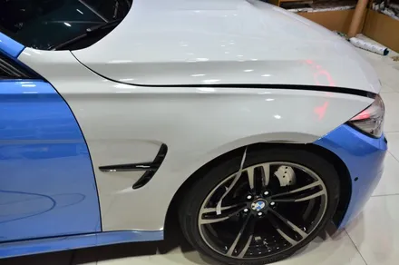 대전 카스킨+오렌지 카스킨+BMW F80 M3+전체랩핑+3M G31 storm gray / 대전 유성구 원신흥동