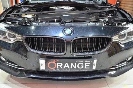 대전 카스킨+오렌지 카스킨+BMW 420d SOTT+유광카본+실내랩핑 / 대전 유성구 원신흥동