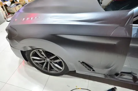 대전 카스킨+오렌지 카스킨+BMW G30 530i+3m사틴다크그레이+전체랩핑 / 대전 유성구 원신흥동