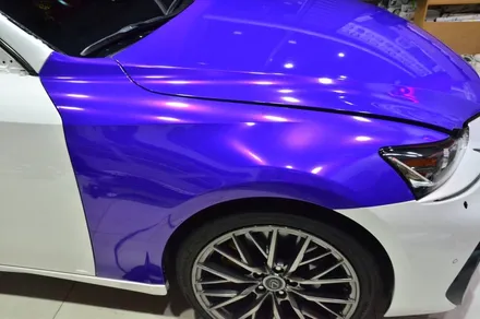 대전 카스킨+오렌지 카스킨+렉서스 IS 200t+3M Gloss Plum Explosion+글로스 플럼 익스플로젼+전체랩핑 / 대전 유성구 원신흥동