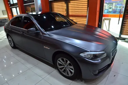 대전 카스킨+오렌지 카스킨+BMW 525d+전체랩핑+Satin Dark Grey+새틴 다크 그레이 / 대전 유성구 원신흥동