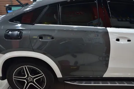 대전카스킨 + 오렌지카스킨 + 대전랩핑 + 세종랩핑 + 전체랩핑+ 벤츠GLE400D + AVERY DENNISON-Gloss Dark Grey + Mercedes-Benz / 대전 유성구 원신흥동