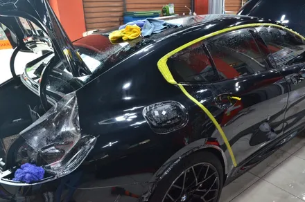 대전카스킨 + 오렌지카스킨 + 대전랩핑 + 세종랩핑 + 전체랩핑+ 전체PPF + KEEP GAURD PPF + BMW M8 / 대전 유성구 원신흥동