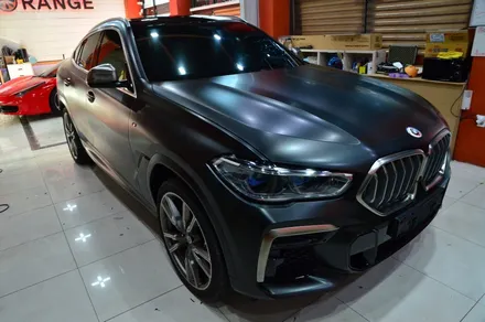 대전카스킨 + 오렌지카스킨 + 대전랩핑 + 세종랩핑 + 전체랩핑 + BMW + X6M50i + 3m.2080-S12 Satin Black + 사틴블랙 / 대전 유성구 원신흥동